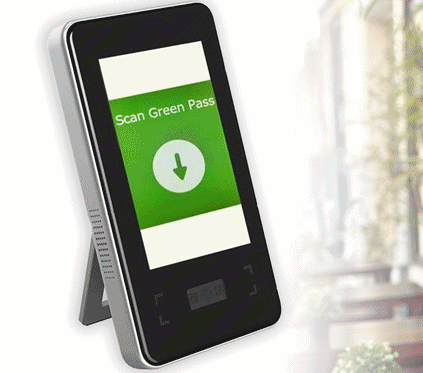 scanner lettore per codici green pass